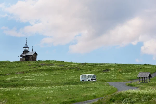 Rural landscape on a Kizhi Island, Russia — Stock Photo, Image