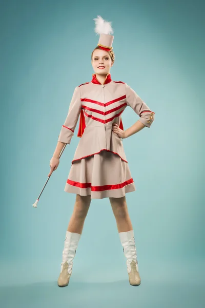 Majorettes flicka — Stockfoto