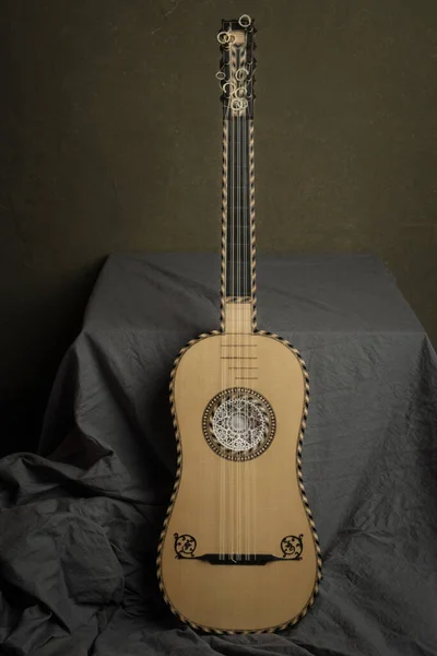 Guitarra Barroca Século Xvii — Fotografia de Stock