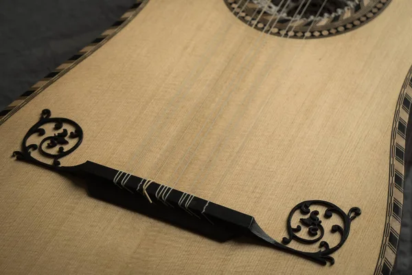 Baroque Guitar 17Th Century Close Details Royalty Free Stock Images