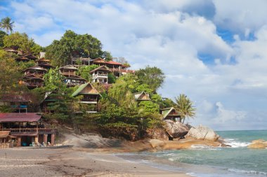 bungalovlar ve tropikal resort Restoran