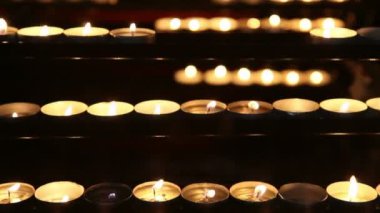 yanan mumlar Aziz stephan Katedrali, Viyana, Avusturya