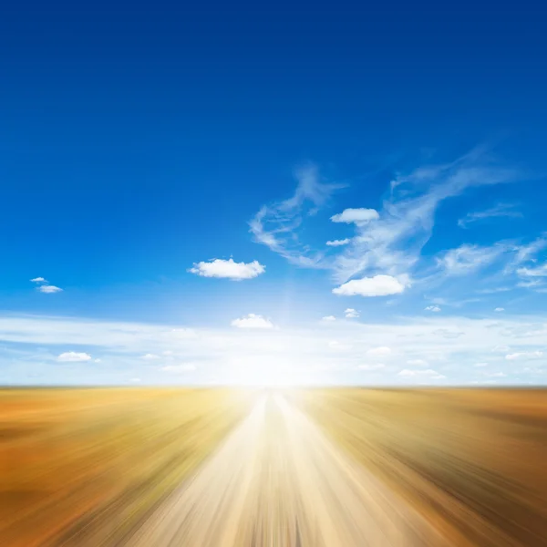 Carretera de movimiento — Foto de Stock