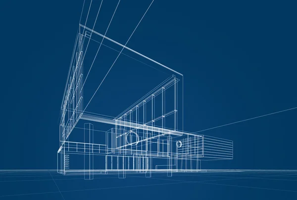 Architecture blueprint — Stock Photo, Image