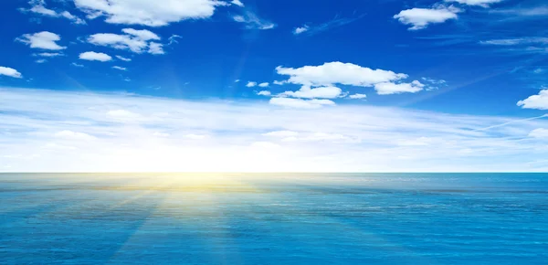 Havet sunrise panorama — Stockfoto