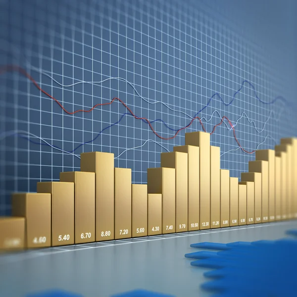 Finance diagram — Stockfoto