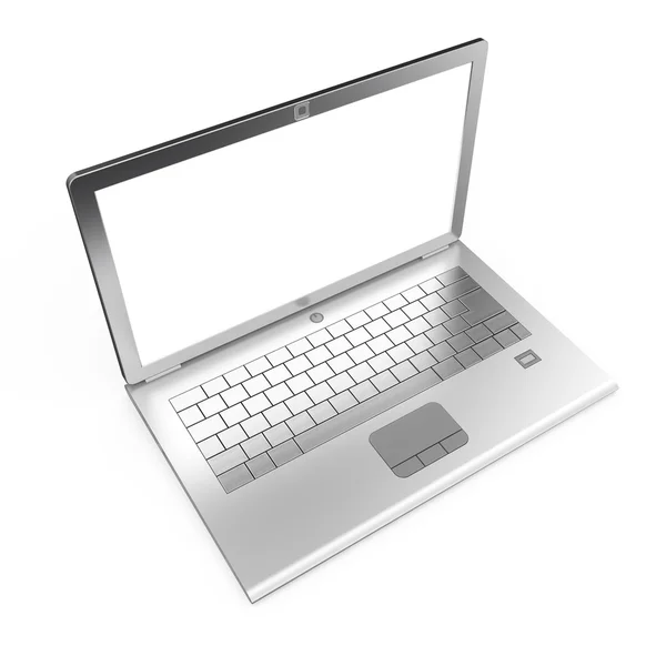 Laptop isolato — Foto Stock