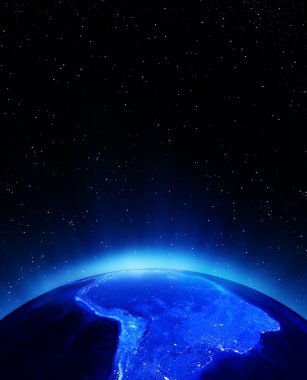 Güney Amerika, gece