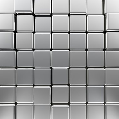 Gümüş tek renkli küpler