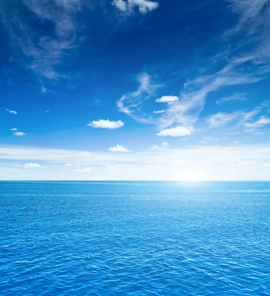 Moře a nebe Stock Snímky