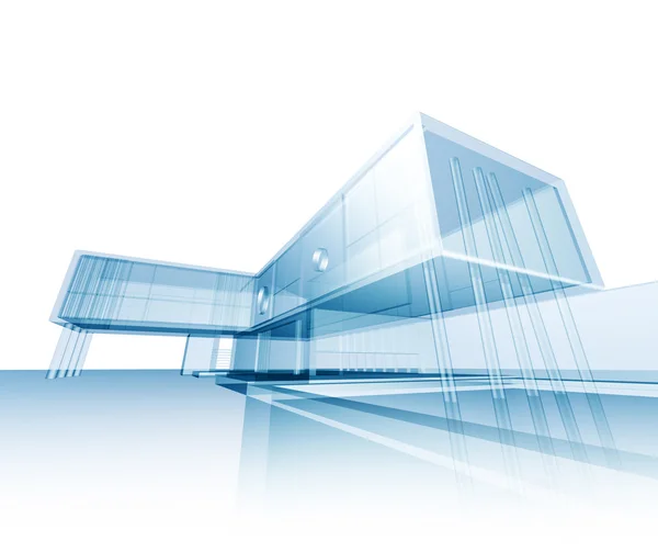 Moderne concept gebouw — Stockfoto