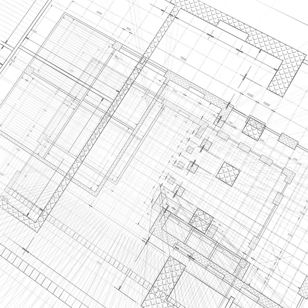 Mimari plan — Stok fotoğraf