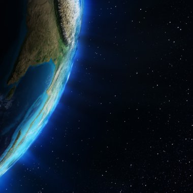 Türkiye küresel kabartma harita