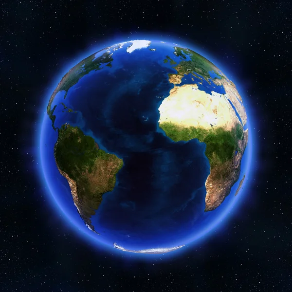 Atlantic globe — Stock Photo, Image