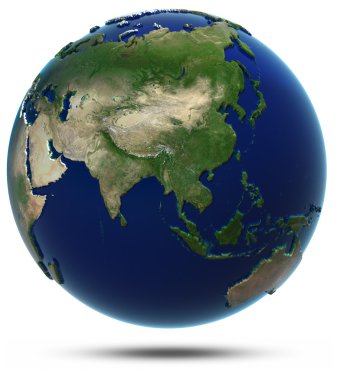 Asya Dünya Haritası