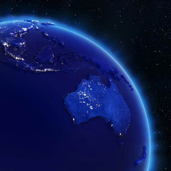 Australien och Sydostasien — Stockfoto
