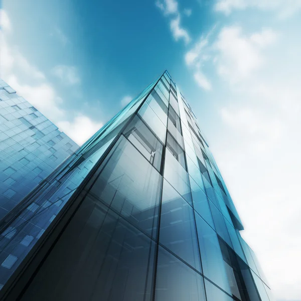 Transparent abstract building — Stockfoto