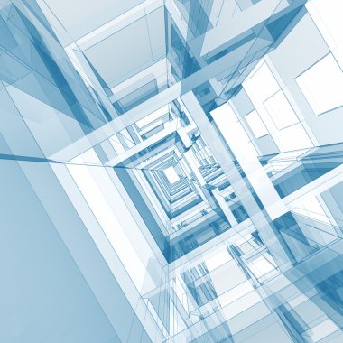 Soyut mimari arkaplan