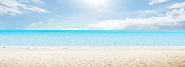 Sea morning panorama — Stock Photo, Image