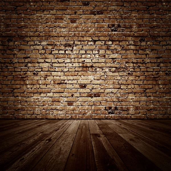 Vintage brickwall room — Stock Photo, Image