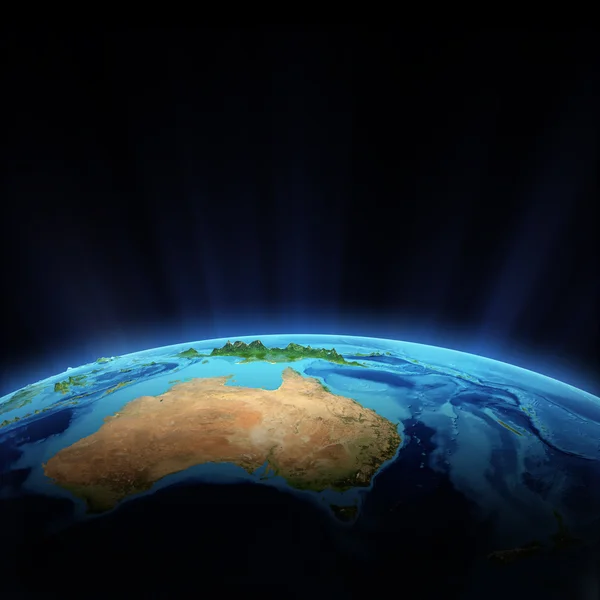 Australien och Nya Zeeland — Stockfoto