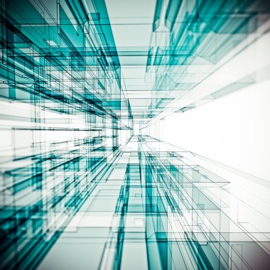 Soyut mimari arkaplan