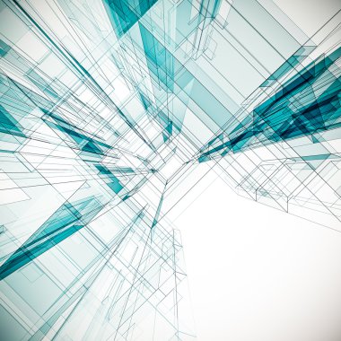 Soyut mimari arkaplan