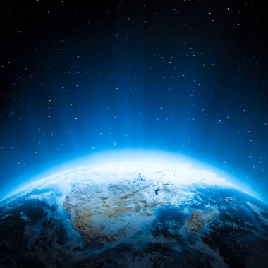 Afrika ışıkları, gece