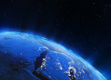 Orta Doğu şehir ışıkları