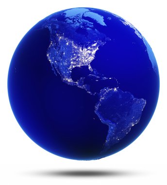 Modifiye Amerika 3d render yansıyan