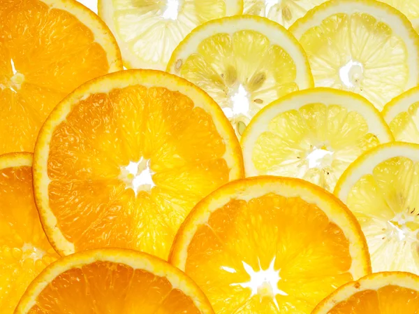 Citron a pomeranč Stock Snímky