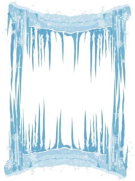 氷フレーム — ストックベクタ