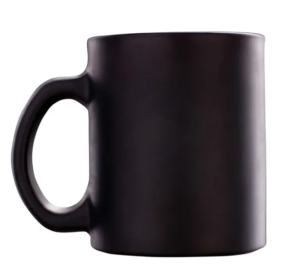 Tasse à thé noir isolée sur blanc — Photo