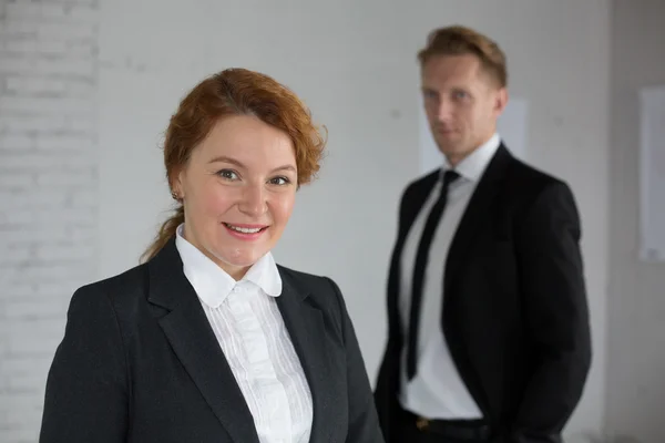 Two office workers — Stock Photo, Image