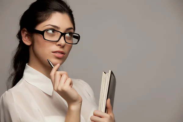 Mujer de negocios Pensando — Foto de Stock