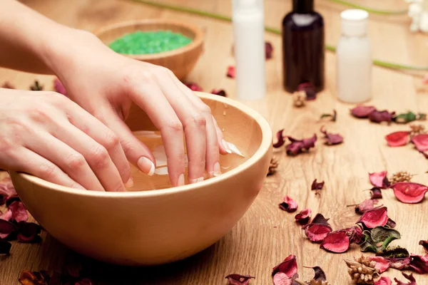 Spa for hands — Stock Photo, Image