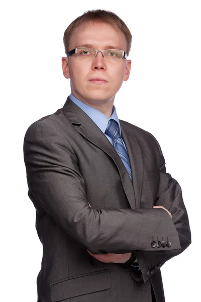 Handsome young man in suit — Stock Photo, Image