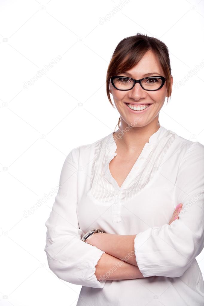 Portrait of smiling woman
