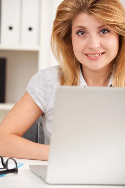 Smiling office worker Stock Picture