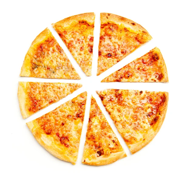 Four cheese pizza — Stock Photo, Image