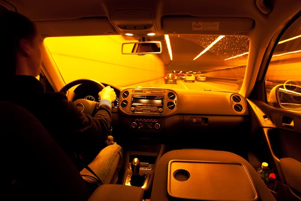 Vida nocturna de ciudad — Foto de Stock