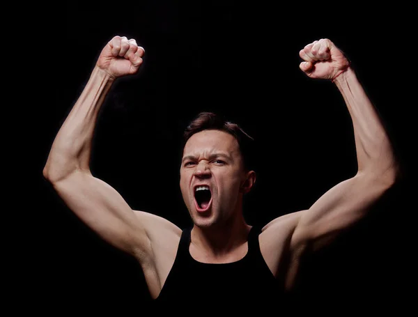 Jeune homme musclé en santé — Photo