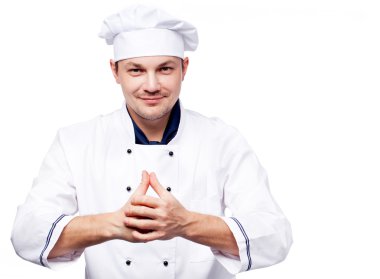 Üniformalı adam aşçı