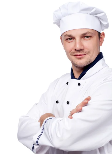 Homem com uniforme de chef — Fotografia de Stock