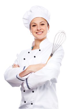 Chef with arms crossed clipart