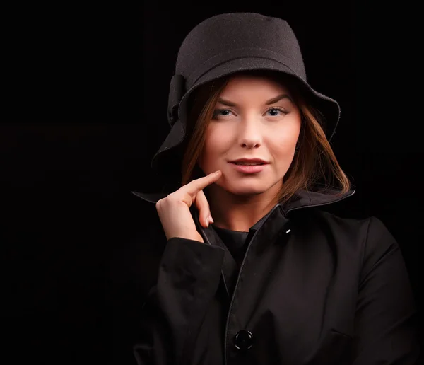 Young serious woman — Stock Photo, Image