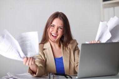 Office kızgın kadın