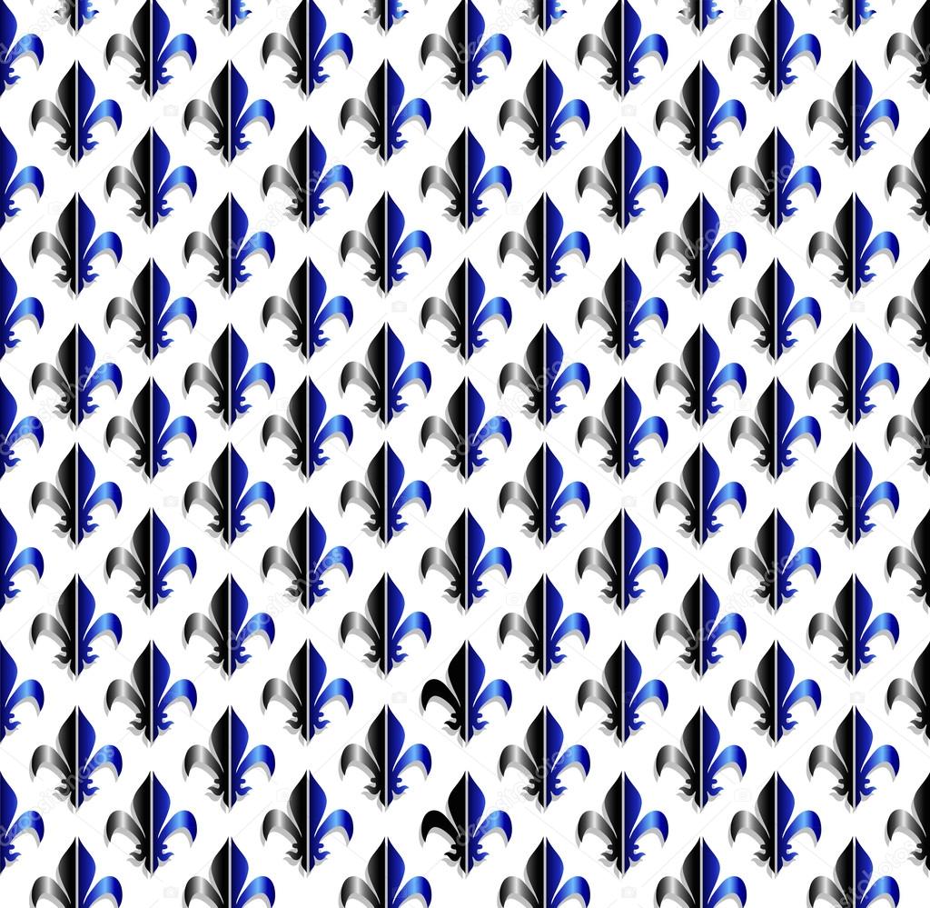 fleur-de-lis seamless pattern