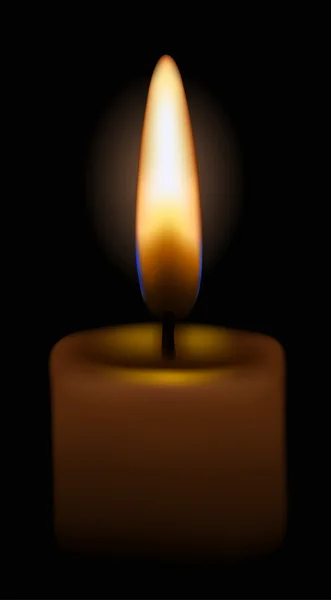 Горить свічка — стоковий вектор
