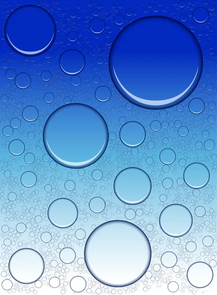 Water bubbles — Stock Vector